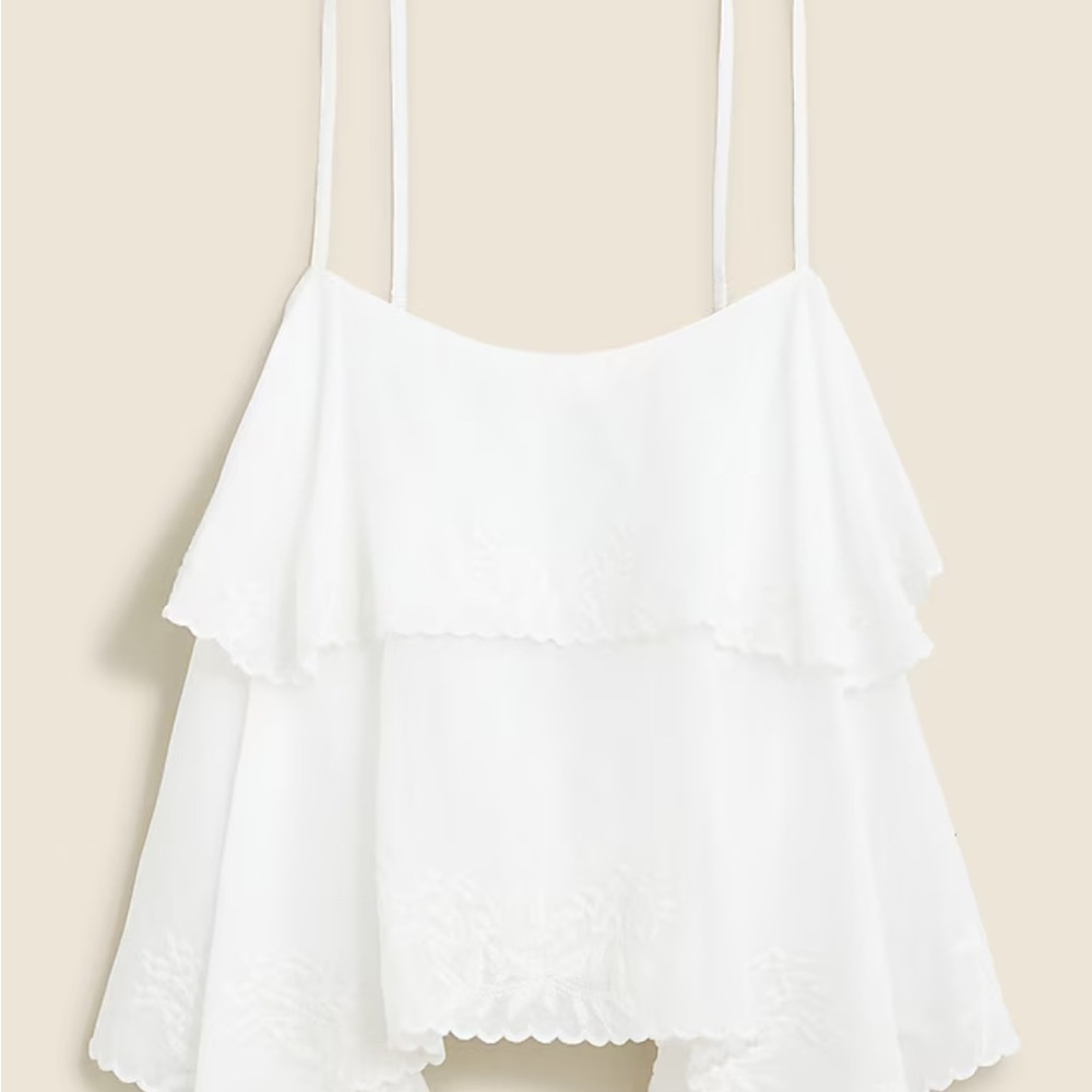 White Layered Camisole Top